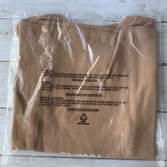 NWT DAYDREAMER Queen Tour '75 Scoop Neck Tank Top in Brown - Picture 5 of 10